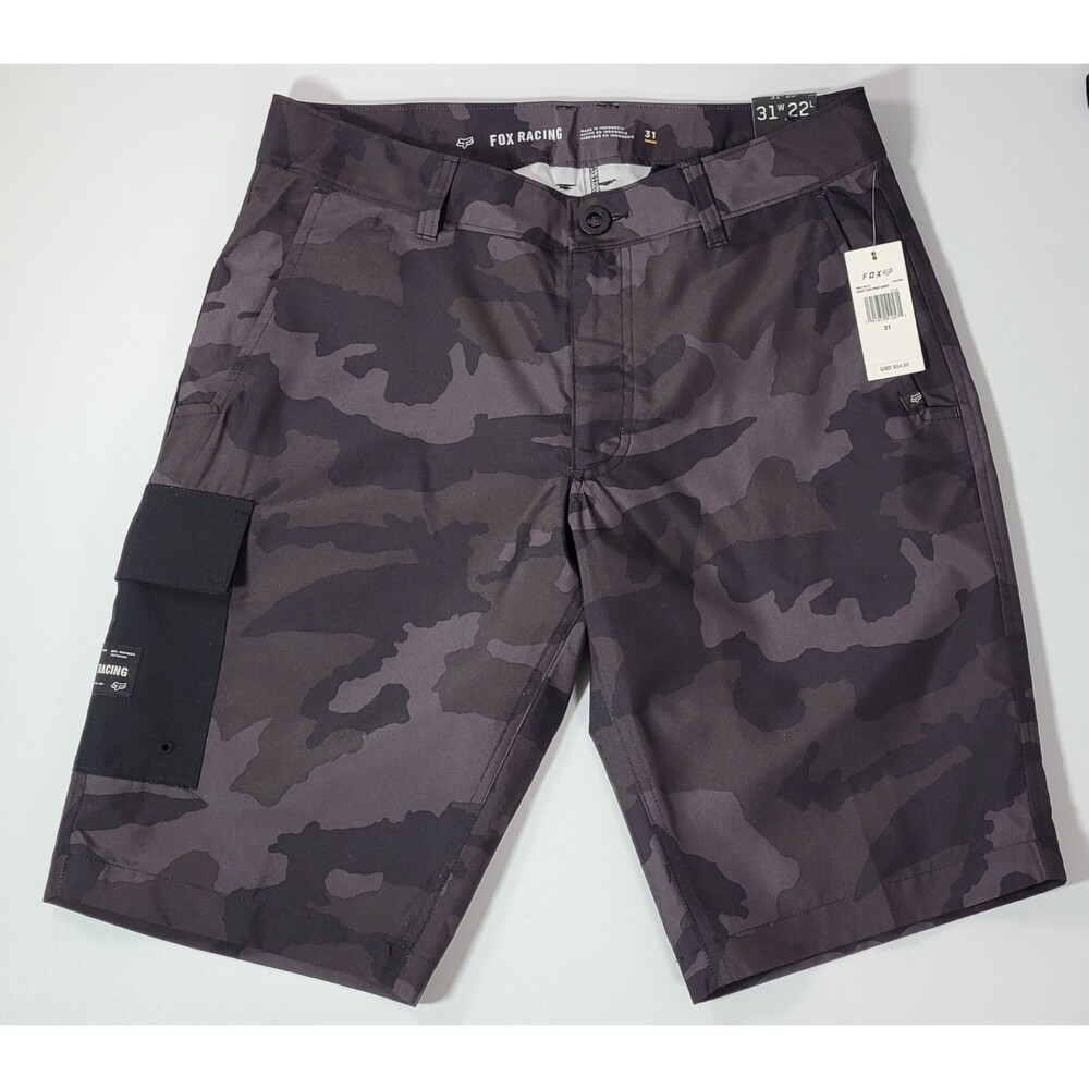 NEW Men's Fox Racing Regular Fit Essex Tech Camo Print Polyester 31W 22L